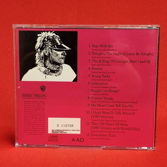 Rod Stewart Downtown Train Selections From The StoryTeller Anthology CD 1990 - Picture 2 of 8